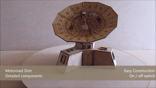Wargame-model-mods - Satellite Dish - 28mm warhammer Buildings and terrain - laser cut mdf смотреть онлайн