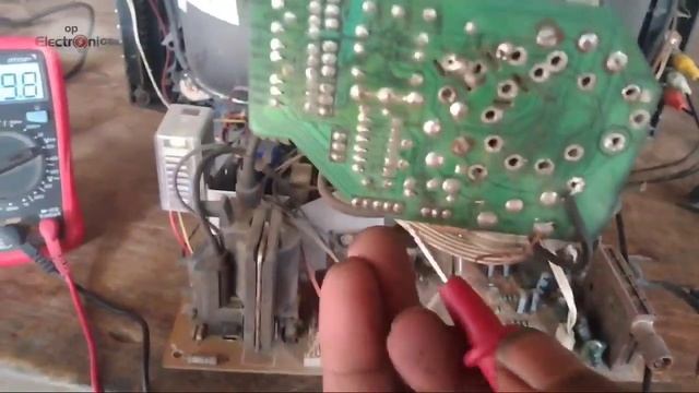 Crt tv color problem! red color missing смотреть онлайн