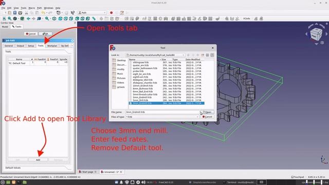 Inkscape svg: Gcodetools vs FreeCad part two смотреть онлайн