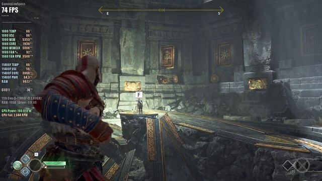GOD OF WAR - PC Gameplay - GTX 1080 8GB - 1080p High смотреть онлайн