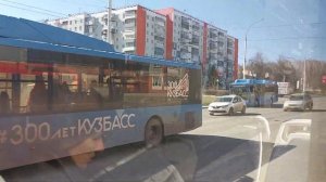 Кемерово, троллейбус ПКТС-6281.01 «Адмирал» № 53 (рестайлинговый). Первый день на линии