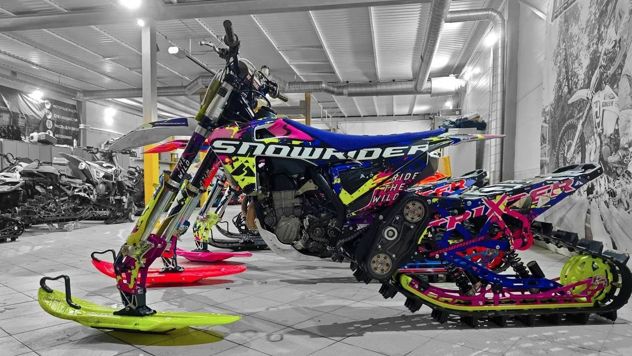 Первый выезд на сноубайке | SNOWRIDER TRIXTER 2025 | Приисковое 2024 смотреть онлайн