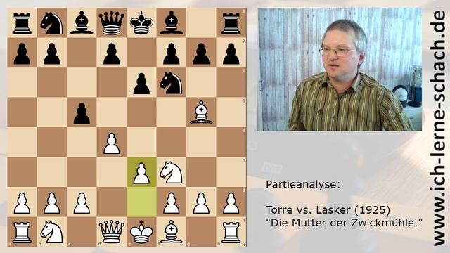 Torre vs. Lasker (1925, "Die Mutter aller Zwickmühlen!") смотреть онлайн