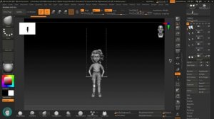 Скульптинг мультяшного персонажа в Zbrush. Урок 3.
