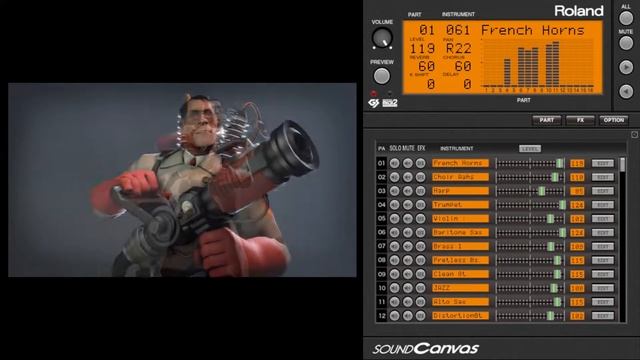 Team Fortress 2 - MEDIC Orchestral MIDI - Sound Canvas VA смотреть онлайн
