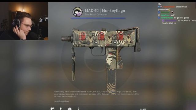 ohnePixel opens AK-47 Ice Coaled and calls himself A SKINGOD смотреть онлайн