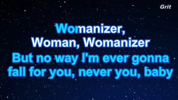 Womanizer - Britney Spears Karaoke【Guide Melody】