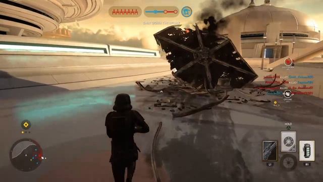 Dallas The Star Wars Fan plays Star Wars Battlefront (Bespin) смотреть онлайн