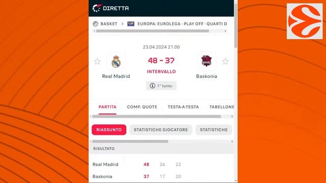 REAL MADRID-BASKONIA | Game 1 | Turkish Airlines Euroleague 2023/24 смотреть онлайн