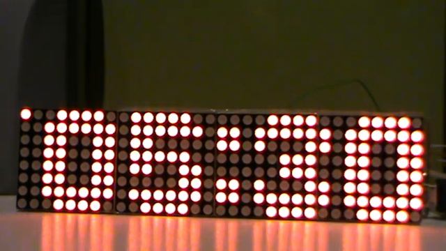 Clock MAX7219 DS3231