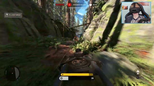 SPECTULAR VR EXPERIENCE ON ENDOR! | Star Wars: Battlefront (Oculus Rift DK2) смотреть онлайн
