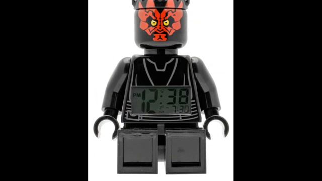 9005596 Star Wars Darth Maul Minifigure Clock; star wars digital clock, lego minifigure clock смотреть онлайн