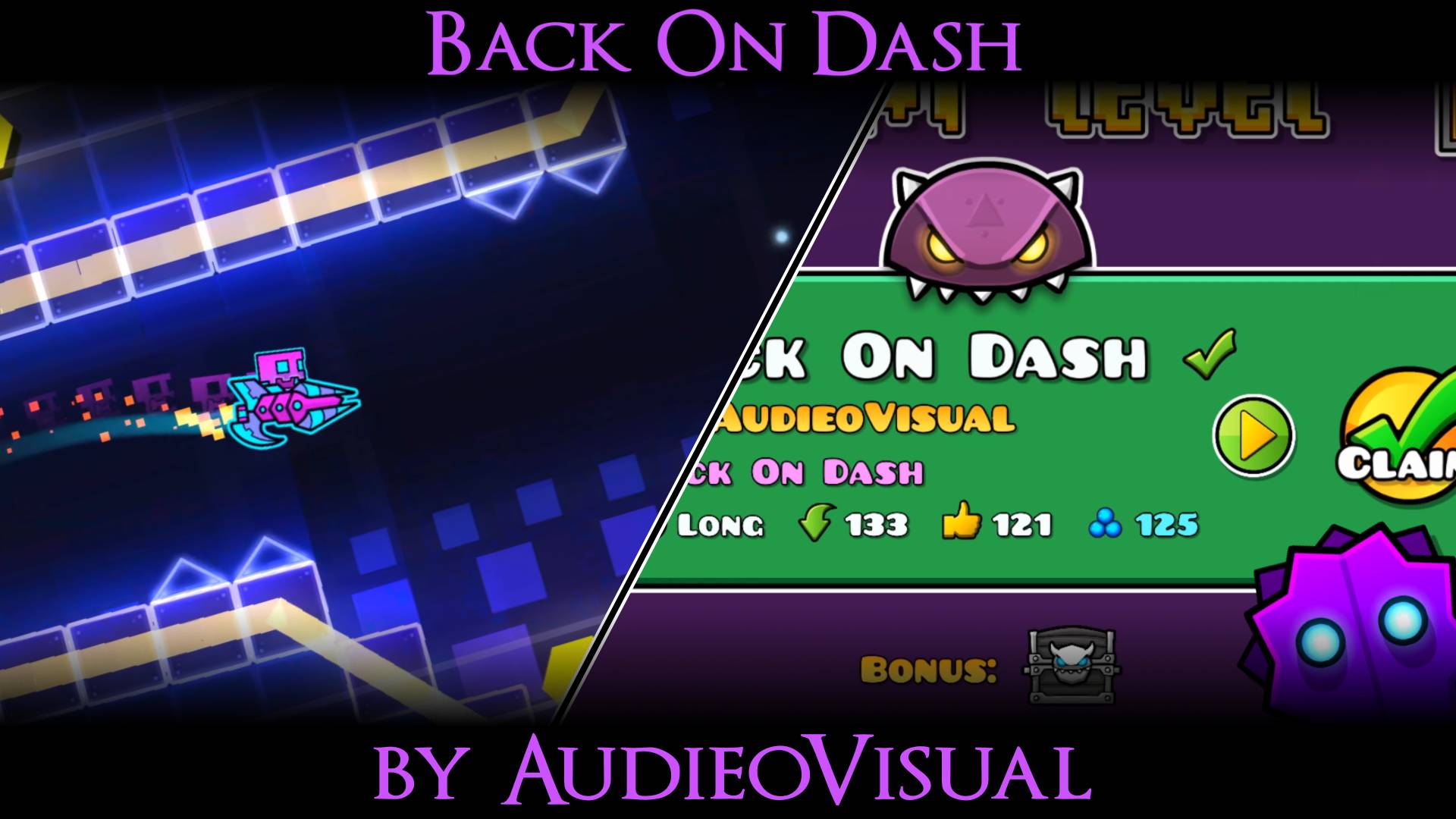 Первый Event Level в Geometry Dash и новый код в The Wraith | Back On Dash by AudieoVisual смотреть онлайн