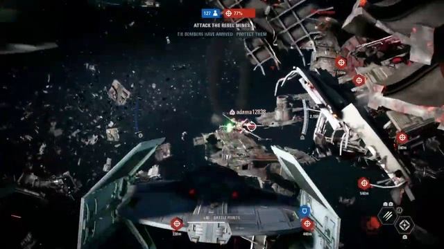Star Wars Battlefront 2 Space Battle over Endor! (2 games) Starfighter Assault #1 смотреть онлайн