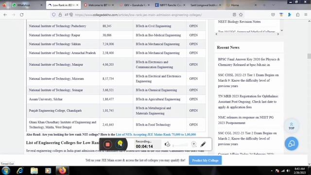 Low Score Low Percentile Kon Sa NIT Milege 1 Lakh 5 Lakh Rank Tak Kon Sa NIT Milega NIT Jee Mains смотреть онлайн