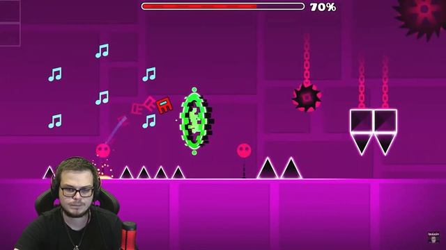 Булкин прошел CLUTTERFUNK! (GEOMETRY DASH) смотреть онлайн