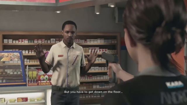Kara Robs the Store - Every Single Choice - Detroit Become Human смотреть онлайн