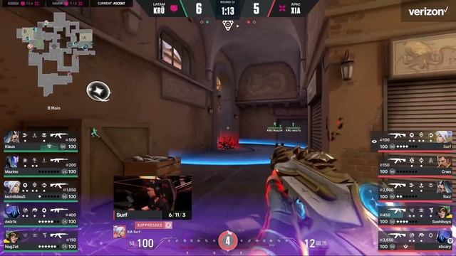 XERXIA VS KRU Map 3 VOD - VCT Champions 2022 | Valorant смотреть онлайн
