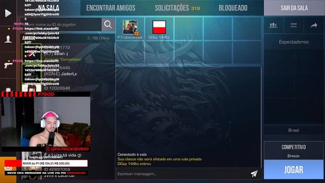 TESTANDO a ATUALIZAÇÃO ao vivo - STANDOFF 2 (0.20.1) 😱 ‹ P7GOD › смотреть онлайн