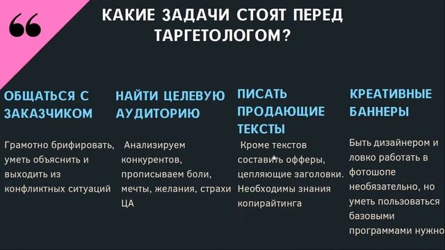 Вебинар: Освой, профессию таргетолог с нуля смотреть онлайн