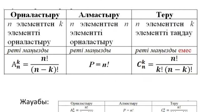 Үлкеншыған ом 9в сынып: Максимова Ясмина. Мұғалім: Алаева ГП. “Комбинаторика элементтері” смотреть онлайн