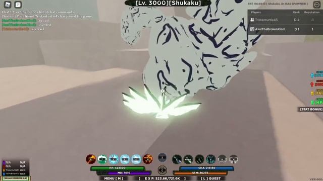 Shinobi Life 2 - Shukaku Jin Spawn Location + Boss Fight смотреть онлайн