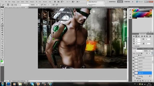 Bionic - Speed art ( #Photoshop CS5 ) | CreativeStation смотреть онлайн