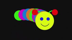 Детский сад сенсорных гусениц. Высококонтрастное отслеживание глаз для младенцев.