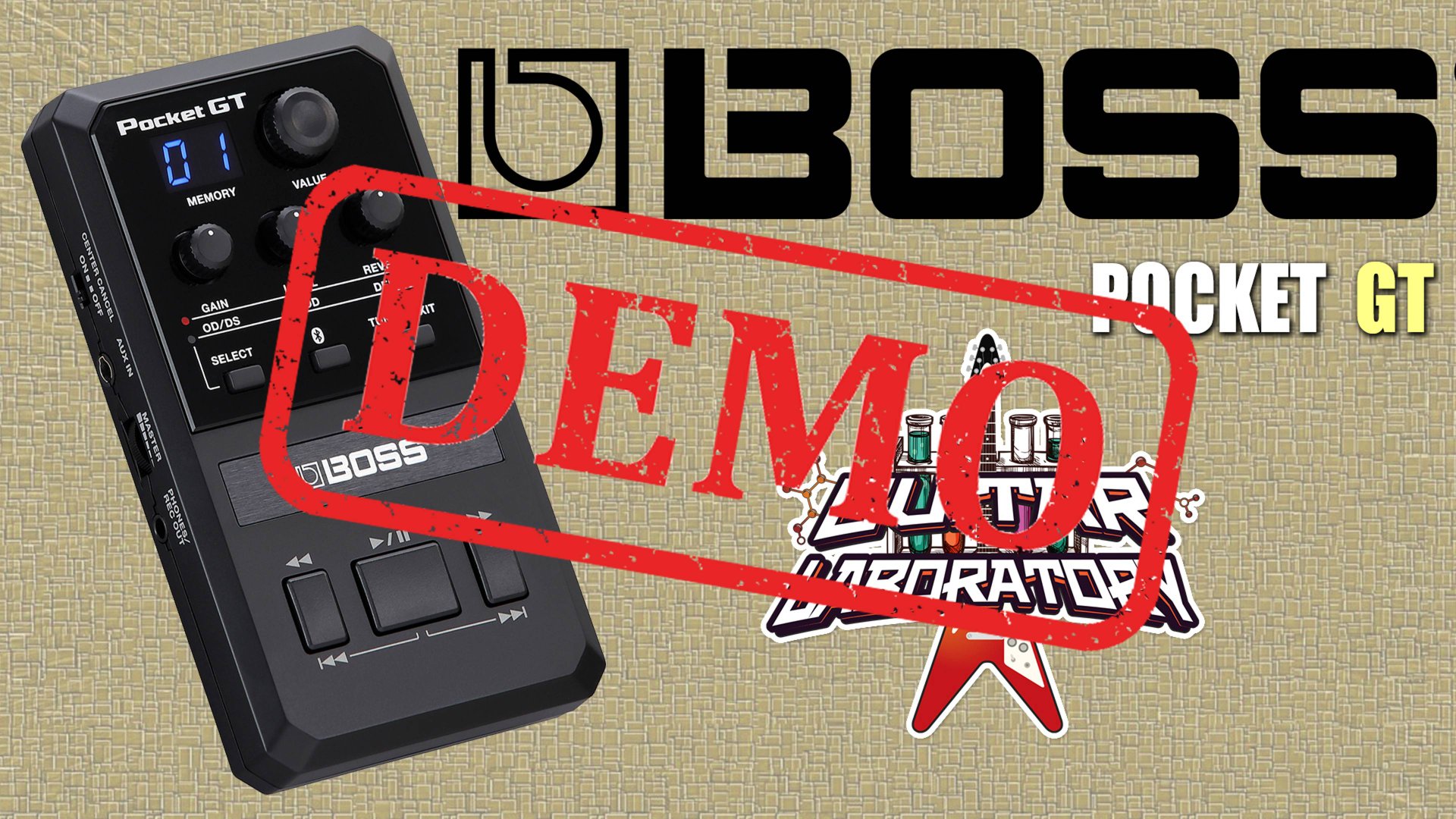 Гитарный процессор BOSS POCKET GT - демонстрация звучания смотреть онлайн