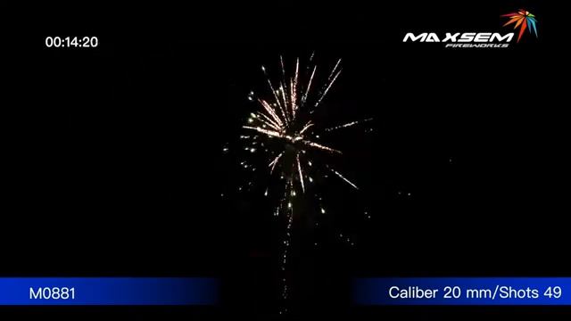 Фейерверк 49 залпов «Crazy Time» Maxsem M0881 смотреть онлайн