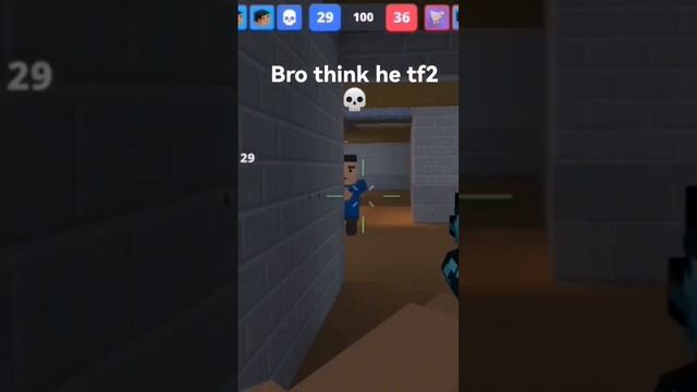 bro thought he TF2 android version💀 #blockstrike #gaming смотреть онлайн
