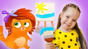 Мультики для детей про котика Bubbu и Настю | Веселые приключения друзей