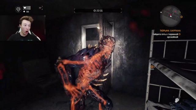 Прохождение тюрьмы в рукопашную на сложности кошмар | Dying Light | смотреть онлайн