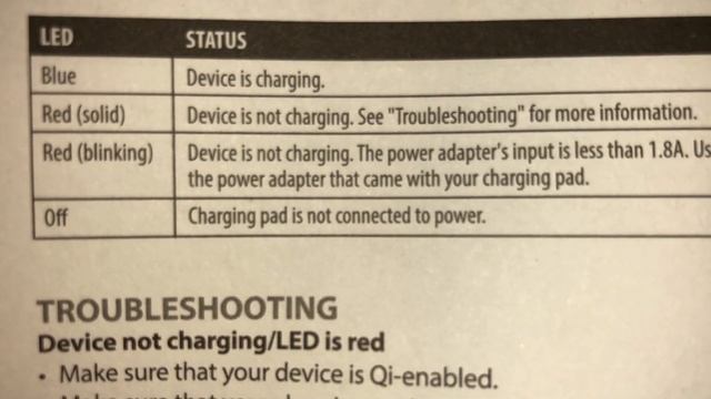 Insignia Qi Wireless Phone Charger Charging Mat Black NS-MWPC1W (11-2018) смотреть онлайн