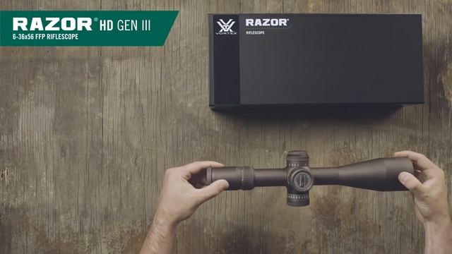 Razor® HD Gen III 6 36x56 FFP Riflescope Unboxing смотреть онлайн