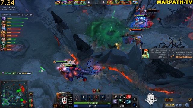 MİKEY [Primal Beast] Pro Mid Hard Tanky 7.34 Dota 2 смотреть онлайн