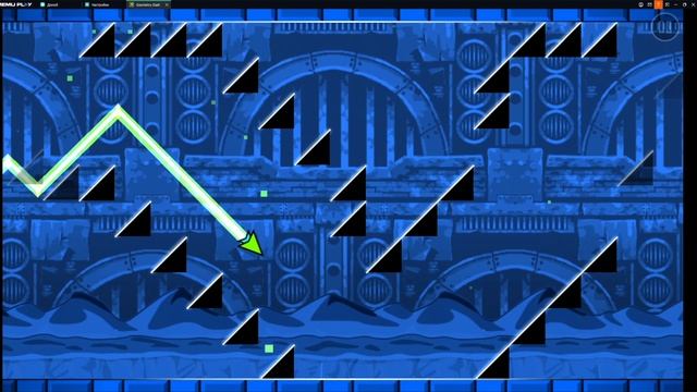 Geometry Dash | Мой Первый Уровень Геометри Даш не суперсложно, но атмосферно! смотреть онлайн