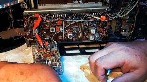 Перестроенный блок УКВ-С на радиоприемнике Океан-214