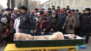 В Нижнекамске простились с трагически погибшим майором полиции Динаром Саматовым