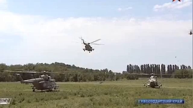 Синхронный полет новых Ми-8 смотреть онлайн