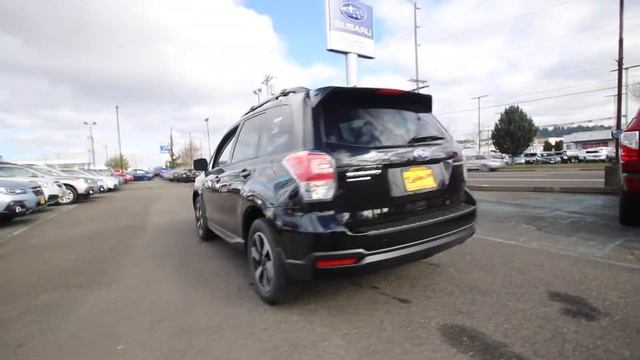 2018 Subaru Forester 2.5i Premium | Crystal Black Silica | JH535799 | Tacoma | Kent | смотреть онлайн