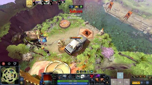 ANIME OVERTHROW (Dota 2) #10 - AE86 смотреть онлайн
