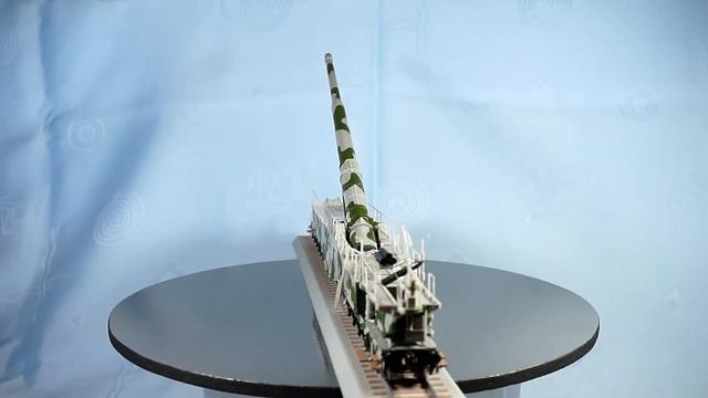K5 (E) 280 mm. LEOPOLD 1:72 (hasegawa) масштабная модель железнодорожное орудие / Model railway gun смотреть онлайн
