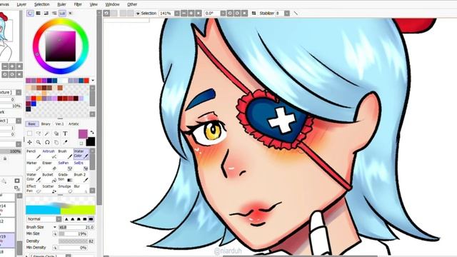 Nani of Brawl Stars in Human Version! SpeedDraw смотреть онлайн