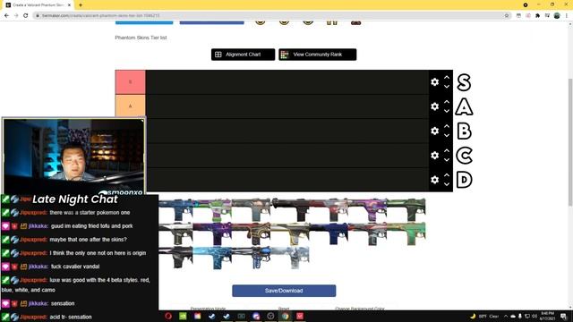 Ranking the BEST Vandal & Phantom Skins (Valorant Tier List) смотреть онлайн
