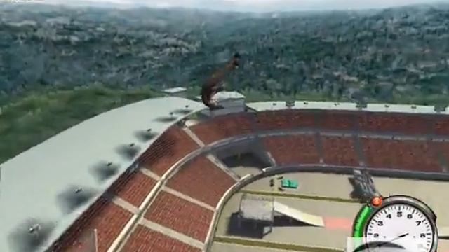 FlatOut 400+ meters High Jump смотреть онлайн