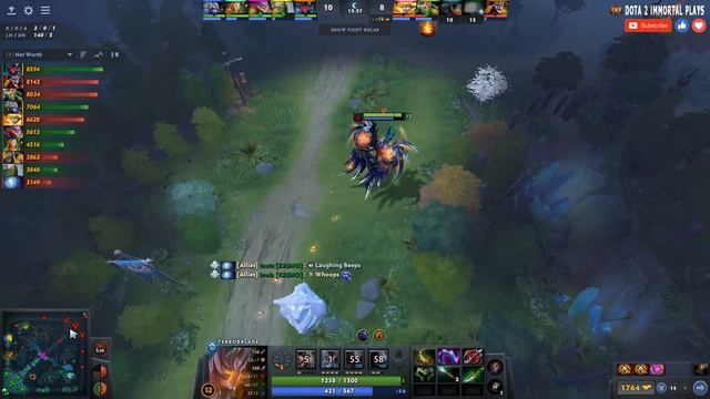 Terrorblade Safe Lane Carry | 7.31b | Fast Farm, Great Carry | Dota 2 Immortal Gameplay смотреть онлайн