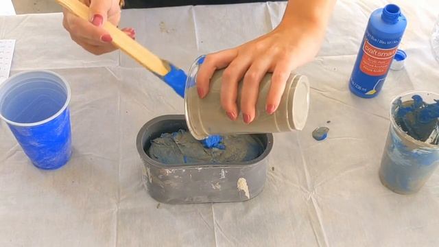DIY Marble Concrete Planter or Candle Container смотреть онлайн