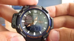 Casio SGW-450H-2B видео-обзор и настройка