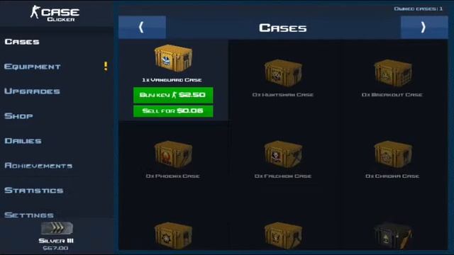 Открытие кейсов в Case Clicker #6 смотреть онлайн